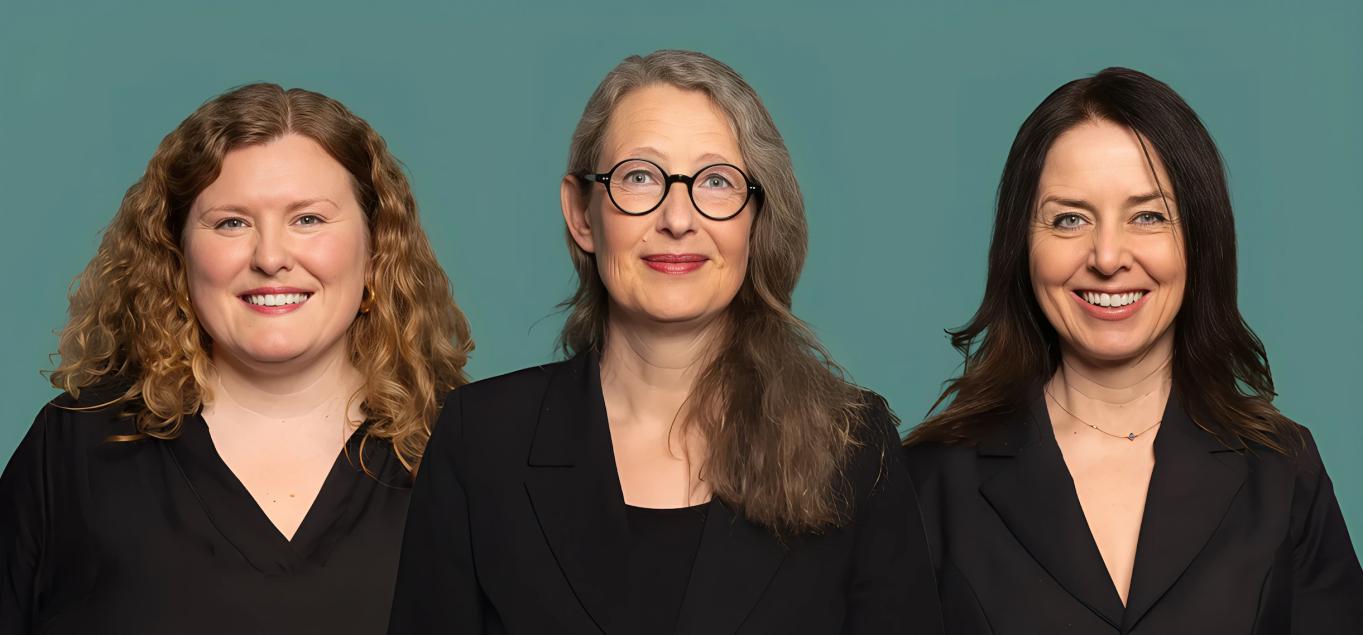 Billede af Ditte Eberth Timmermann, Lotte Prætorius og Mischa Sloth Carlsen
